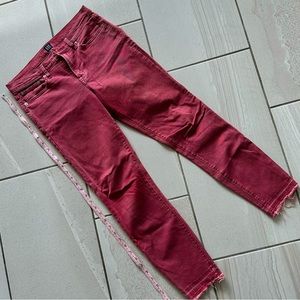 28 GAP True Skinny Red Jeans